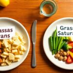 Diferencia entre grasas trans y grasas saturadas