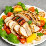 Calorías de una ensalada de pollo y su información nutricional