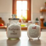 Diferencias entre bicarbonato de sodio y sal